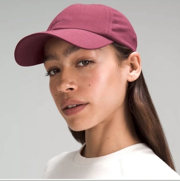 lululemon Burgundy Deep Luxe Baller Hat Athletic Lightweight Cap NWT - Picture 8 of 9